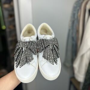 INC Women's Sneakers with Rhinestone Bow